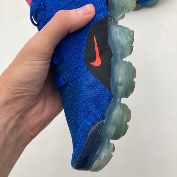 Nike Air VaporMax Flyknit 2 Racer Blue Orange 942842-400 Men’s Size 10 - Picture 7 of 15